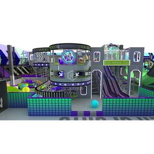 Qiaoqiao 3275SQM Toboganes Innovadores, Parque Infantil Interior para Niños, Parque <span class=keywords><strong>de</strong></span> Trampolines Interior Ninja, Circuito <span class=keywords><strong>de</strong></span> Ninja Warrior - Product Image 1