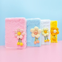 Carnet en peluche chinois NTB073, petit carnet de notes en forme de marguerite, simple et mignon, de grande valeur, prix pour étudiants