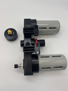 CHACS BC2000 Unité de Traitement d'Air Combinée en Alliage d'Aluminium (Filtre, Régulateur, Lubrificateur) pour Compresseur Pneumatique - Product Image 3