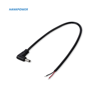 OEM Usine Angle Droit DC3.5 * 1.35MM Jack Plug Mâle Pour Ouvrir Câble DC 35135 Extension Câble D'alimentation