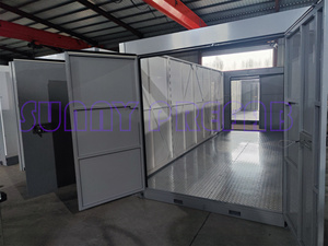 12 '16' 20 'ft hai kết thúc cửa thép prefab container lắp ráp có thể gập lại container di động Stackable lư<span class=keywords><strong>u</strong></span> trữ di động tự lư<span class=keywords><strong>u</strong></span> trữ <span class=keywords><strong>U</strong></span> - Product Image 5