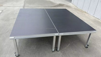 Plataforma de Escenario Cuadrada de Aleación de Aluminio SGAIER TRUSS AS-12, Diseño Modular Preensamblado, Capacidad de Carga de 1000 kg, Dimensiones de 1x2 m