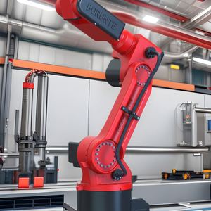 Bras robotisé automatique à 6 axes BRTIRUS0805A, charge utile de 5 kg, bras robotisé articulé industriel, indice de protection IP54, précision de 0,05 mm - Product Image 4