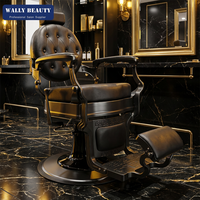 Chaise de barbier hydraulique antique Wallybeauty chaise de salon vintage robuste