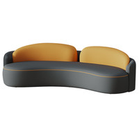Ensemble de canapés créatifs en forme de S, canapé rembourré en cuir technologique avec fauteuils pour salon et salle d'attente commerciale