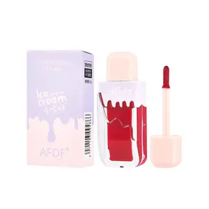 KAQILI moisturizing watery ice cream lipgloss waterproof no transfer lip glaze long lasting l liquid lipstick