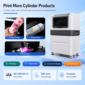 Stampante UV Rotativa a 360 Gradi Baysoon con Vernice Bianca I3200 per Stampa su Bottiglie, Tumbler e Tazze - Product Image 3