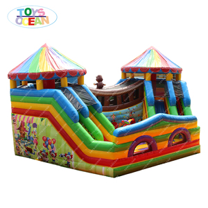 Thiết Kế Mới Bounce House Summer <span class=keywords><strong>Fun</strong></span> Đồ Chơi Trẻ Em Của Lâu Đài <span class=keywords><strong>Inflatable</strong></span> Trượt Trampoline Với Slide - Product Image 2