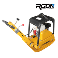 Prix Usine Meilleure Vente Plaque Compacteuse Manuelle Ruigong SX160 à Essence 5.5-6.5HP 160kg pour Sols