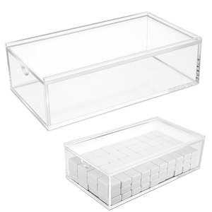 Caja de Mahjong de Acrílico Personalizada y Organizador de Fichas para el Hogar - Modelo 7878 de justincase - Product Image 2