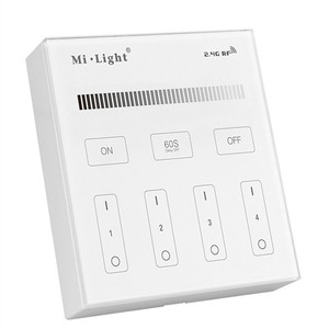 Controlador de Panel táctil inteligente Miboxer Mi, controlador B1 para 4 grupos, regulador de intensidad de Color único <span class=keywords><strong>Wifi</strong></span>, tira de <span class=keywords><strong>LED</strong></span> Dual, Panel de luz y bombilla - Product Image 3