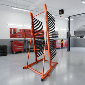 Soporte <span class=keywords><strong>de</strong></span> metal independiente con diseño inclinado en forma <span class=keywords><strong>de</strong></span> A para láminas <span class=keywords><strong>de</strong></span> vidrio, para <span class=keywords><strong>taller</strong></span> <span class=keywords><strong>de</strong></span> parabrisas y herramientas <span class=keywords><strong>de</strong></span> automoción - Product Image 5