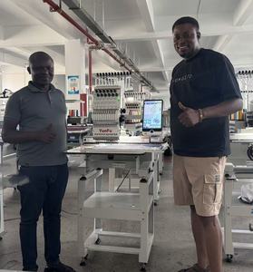 เครื่องปักคอมพิวเตอร์ขนาดเล็กอัตโนมัติ รับประกัน 2 ปี ทนทาน เหมาะสำหรับร้านขายเสื้อผ้าแอฟริกัน - Product Image 1