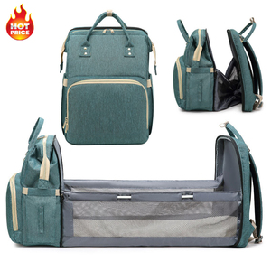 Momie Grande Capacité Sac de <span class=keywords><strong>Poussette</strong></span> Maman Bébé multi-fonction Imperméable À L'eau En Plein Air Voyage Sacs À Couches - Product Image 1