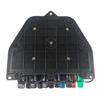Caja de Distribución de Fibra Óptica para Exteriores FTTH NAP CTO Preconectorizada de 10 Puertos IP68, Mini SC/APC, Conector Reforzado, Caja FAT