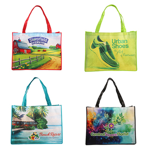 Custom Logo Reusable Non-Woven Tote Bag Heat Transfer Printed Customizable Design for Events Gifts Imaiwill Brand