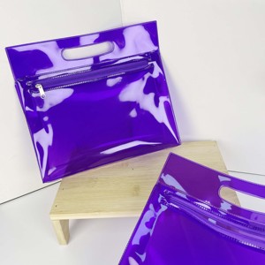 Custom PVC Jelly Tote <b>Bag</b>, Waterproof Self-Sealing Storage <b>Bag</b>, Clothing Shopping & Gift <b>Bag</b>, Logo Printable - Product Image 4