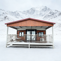 Maison conteneur préfabriquée moderne extensible, éco-responsable, prête pour l'énergie solaire, 20 pieds/40 pieds, pour la conversion de garage et les projets de bureau à domicile