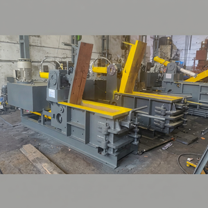 Presse à balles hydraulique pour ferraille de 80 tonnes, machine de compression horizontale jaune pour déchets, haute productivité - Product Image 4