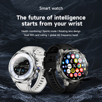 Reloj Inteligente Android con YouTube para Hombre, con Pantalla TFT, Audio, GPS, Navegación, Despertador, Auriculares 4G y Videocámara