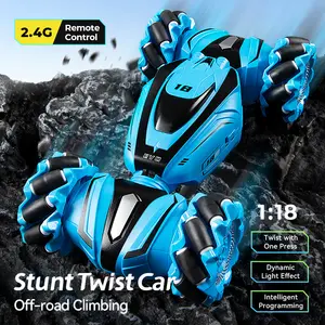 JJRC Q110 2.4Ghz High Speed Mini Kids Electric Stunt Twist Car With Remote Control Mini Rc Car With Amorphosis Remote Car Toys