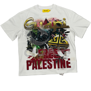 T-shirt unisexe en jersey 100 % coton, personnalisé, avec strass dégradés, tendance et scintillant, vente en gros, pour hommes - Fournisseur - Product Image 1