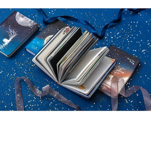 A5 Carnet de notes à couverture rigide personnalisé Journal de voyage lumineux Agenda carnet de croquis planificateur avec couverture en papier - Product Image 2