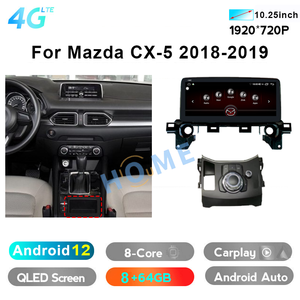 Reproductor Multimedia para coche Android 13 DE 10,25 pulgadas, Radio, navegación GPS para Mazda <span class=keywords><strong>CX5</strong></span> CX8, estéreo, CarPlay, WiFi, 4G BT, pantalla táctil - Product Image 2