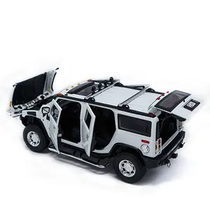 Zhengfeng 1/18 원래 공장 다이캐스트 합금 모델 자동차 고속도로 61 H2 SUV 또는 선물 및 수집