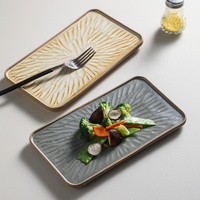 Assiettes de table en porcelaine ovales de 30 cm, personnalisables avec logo, compatibles lave-vaisselle, pour service de sushi, collection Two Eight Ceramics