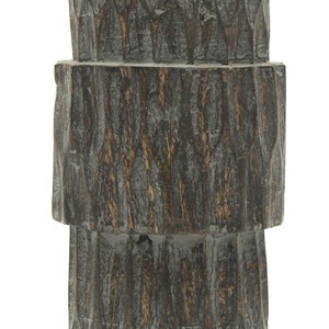 Porte-bougie en bois 4x8 pouces, élégant centre de table pour la décoration intérieure - Product Image 4
