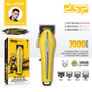 Cortadora de Pelo Profesional Dsp para Salón, 15w, Carga USB, Cuerpo de Plástico, 7000-9000rpm, Alta Potencia - Product Image 5