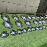 Sculpture en forme de roche en acier inoxydable Offre Spéciale pour ornement de jardin extérieur