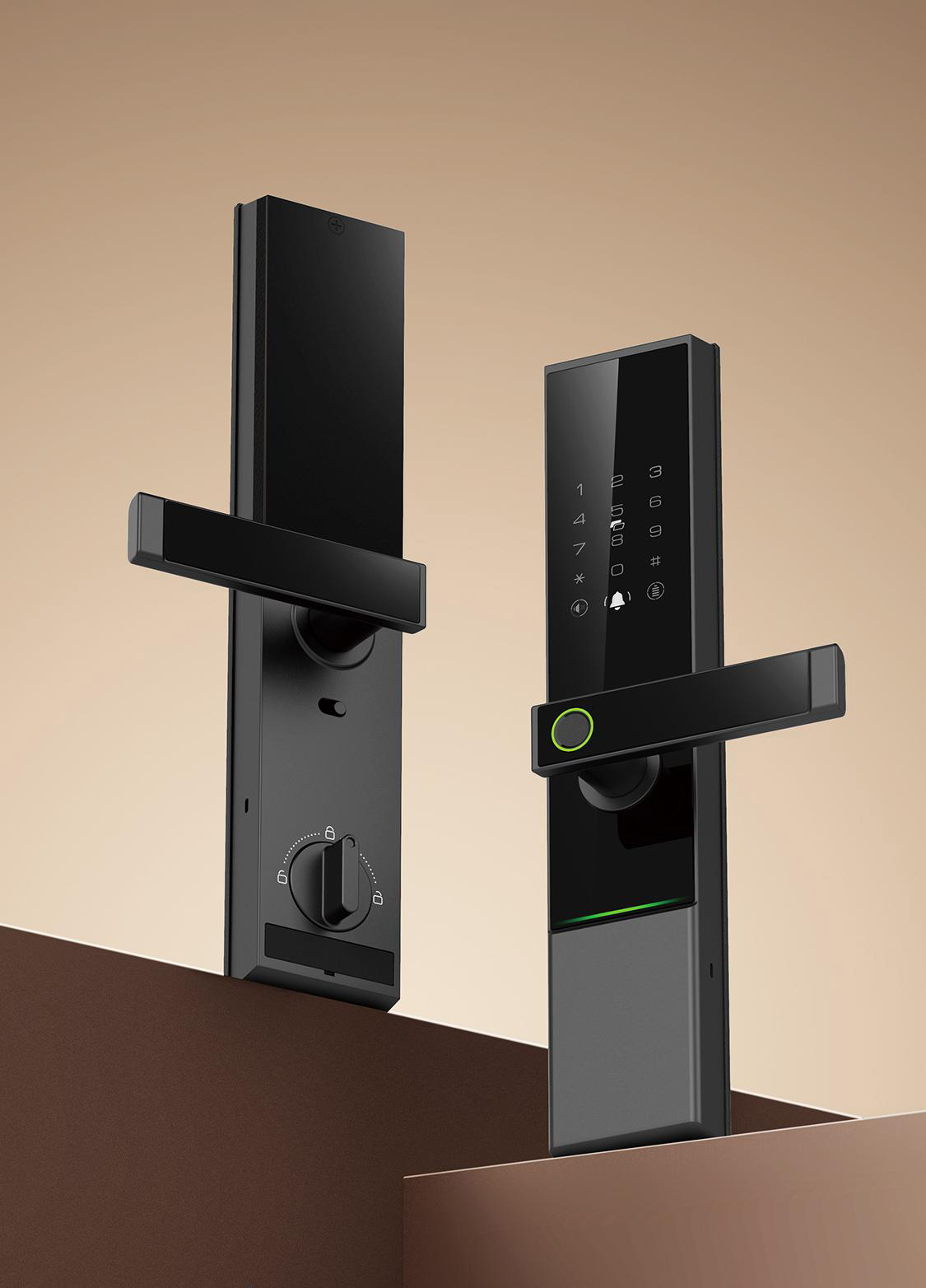 Outdoor IP65 Waterproof Aluminum Smart Door Lock with Fingerprint RFID Passcode Key for & Cloud Storage TTlock · image 4