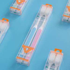 Morbid Toothbrush Set <b>Soft</b> Bristle High Density Couple Manual Toothbrush Blue Pink Purple Green - Product Image 4