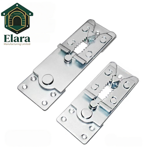 Conector de Muebles Encajables, Bisagra Metálica en Forma de Boca de Cocodrilo, Conector para Sofás, Conector para Secciones de Cama - Product Image 1