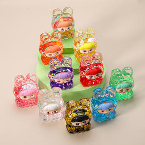 New Cute Cartoon Fashion Large-sized Flowing <b>Sand</b> Face-Changing Lucite Irregular Shape Charms DIY Desktop Home <b>Decoration</b> Car - Product Image 3