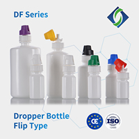 Vente en gros de flacons compte-gouttes en plastique LDPE pour liquides, réactifs, flacons compte-gouttes, flacons de 5 ml, 8 ml, 10 ml, 12 ml, 15 ml, 30 ml, 50 ml, 100 ml