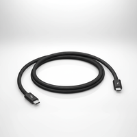 TUTI Kabel USB 4.0 yang Dapat Disesuaikan 1m 2m Transmisi Kecepatan Tinggi 240w 40Gbps Thunderbolt 4 untuk Laptop/komputer/PC