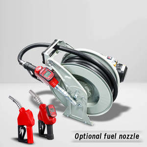 मूक उच्च प्रवाह नली रील मीटरिंग पंप असेंबली स्व-प्रिमिंग एल्यूमीनियम मिश्र धातु ईंधन डिस्पेंसर 40-80l/मिनट प्रवाह मीटर ईंधन नोजल - Product Image 3
