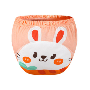 Pantalon d'entraînement en coton absorbant pour bébés filles garçons résistant à l'eau <span class=keywords><strong>lavable</strong></span> dessin animé impression soins anneau d'apprentissage <span class=keywords><strong>couche</strong></span> en tissu - Product Image 5
