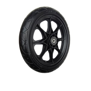 Roues en mousse PU de 12 pouces, pneus pleins pour remorque, capacité de charge de 100 kg - Product Image 4