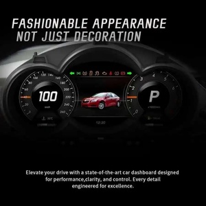 Pour Chevrolet Cruze Lacetti Classic Lacett 2009-2014 Tableau de bord numérique LCD Panneau d'instruments Cockpit Compteur de vitesse Carplay - Product Image 2