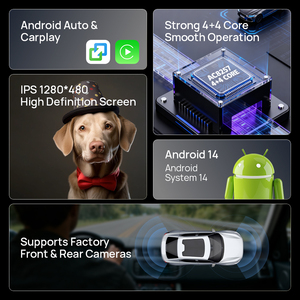 10.25inch <span class=keywords><strong>Android</strong></span> 13 Carplay tự động màn hình cho Mazda CX-5 2013-2015 Navigation GPS 4GB 64GB ROM đài phát thanh xe FM AM xe màn hình - Product Image 2