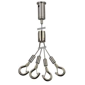 Kits de <span class=keywords><strong>suspension</strong></span> de sécurité en métal léger supérieur avec crochet Kit de <span class=keywords><strong>suspension</strong></span> de levage de <span class=keywords><strong>luminaire</strong></span> - Product Image 3