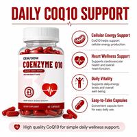 Capsules de Coenzyme Q10 CoQ10 Énergie Cellulaire et Santé Cardiaque Complément Alimentaire Quotidien 60 Comprimés