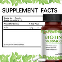 Capsules de biotine - Complément beauté pour la croissance des cheveux, renforce les ongles et nourrit la peau, éclat naturel, sans OGM