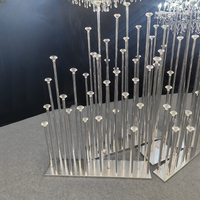 Lumière de décoration de mariage à 8 têtes / 10 têtes, LED romantique, chemin de marche, fond de scène, décoration lumineuse pour mariage, fête, décoration de la maison