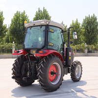 Traktor Pertanian Diesel 4WD 38HP dengan Kanopi & PTO, Garansi Panjang, Penjualan Terlaris 904, untuk Pembajakan, Penanaman, dan Pengolahan Tanah