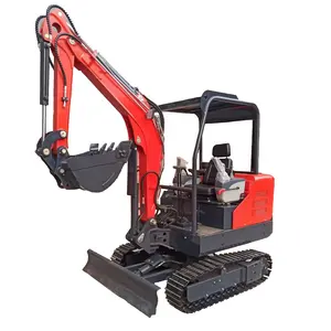 Cheap 0.8 ton 1.5 ton 2 ton 2.5 ton 3 ton and 3.5 ton mini crawler manufacturer rubber tracks excavators for sale